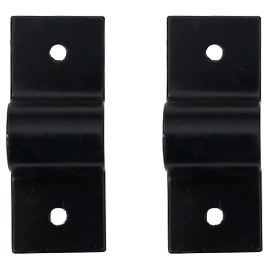 Schlauchhalter Wandmontage Schwarz Stahl