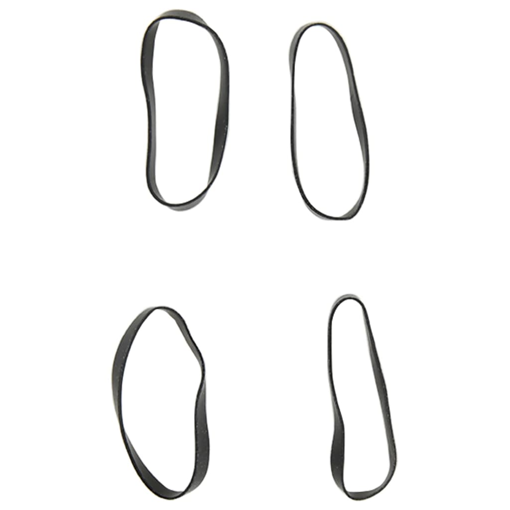 Flechtbänder Für Pferde 500 Stk. Schwarz Silikon