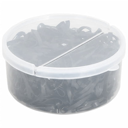 Flechtbänder Für Pferde 500 Stk. Schwarz Silikon