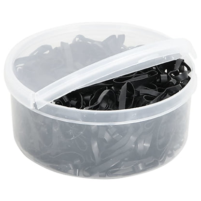 Flechtbänder Für Pferde 500 Stk. Schwarz Silikon