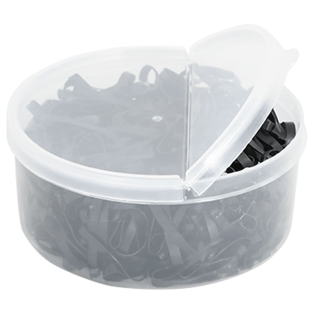 Flechtbänder Für Pferde 500 Stk. Schwarz Silikon