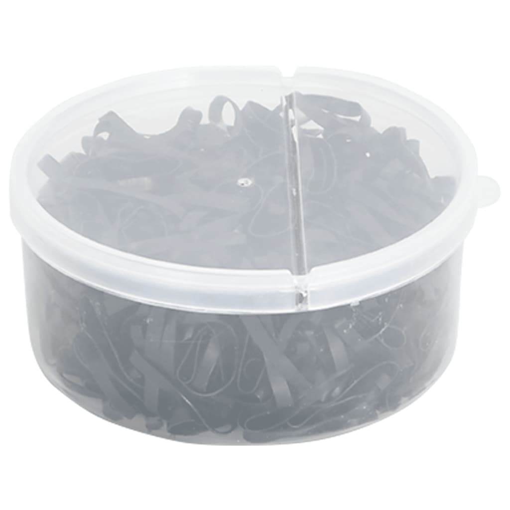 Flechtbänder Für Pferde 500 Stk. Schwarz Silikon