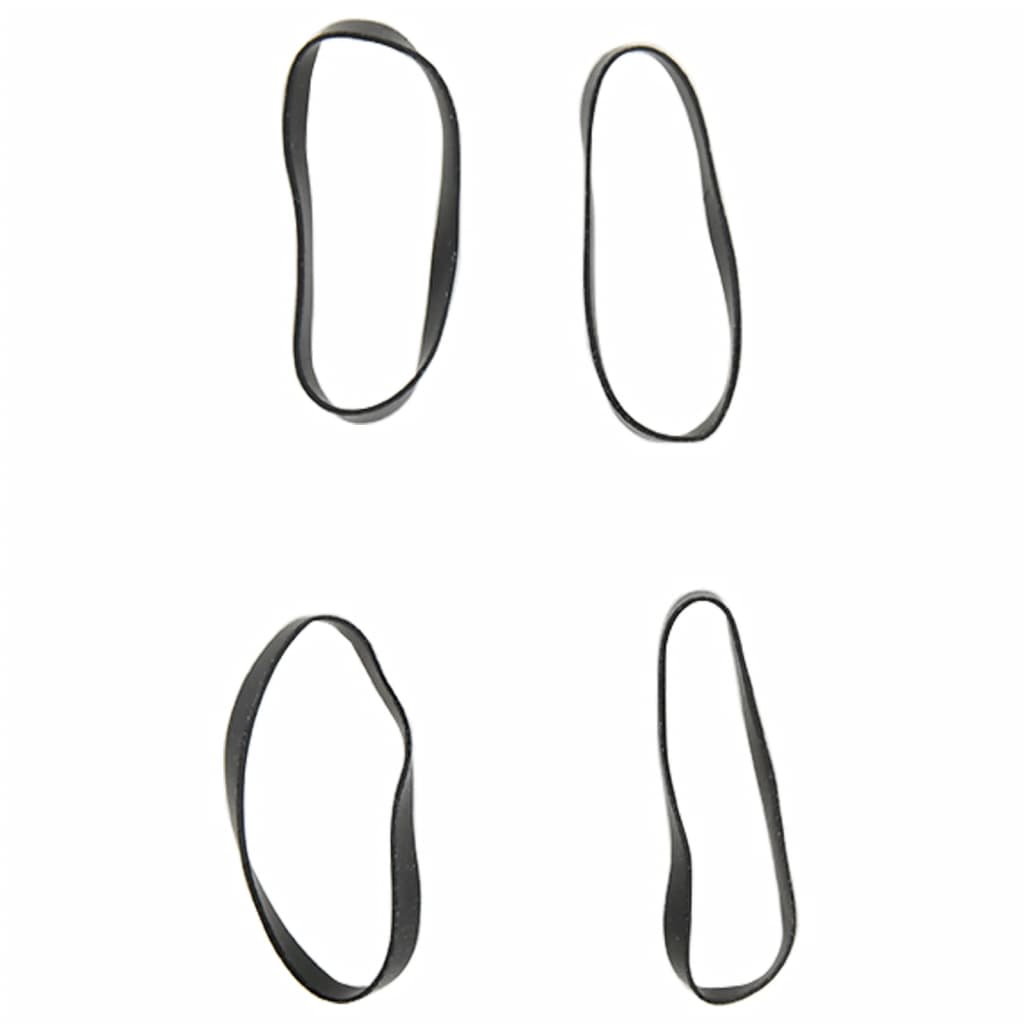 Flechtbänder Für Pferde 500 Stk. Schwarz Silikon