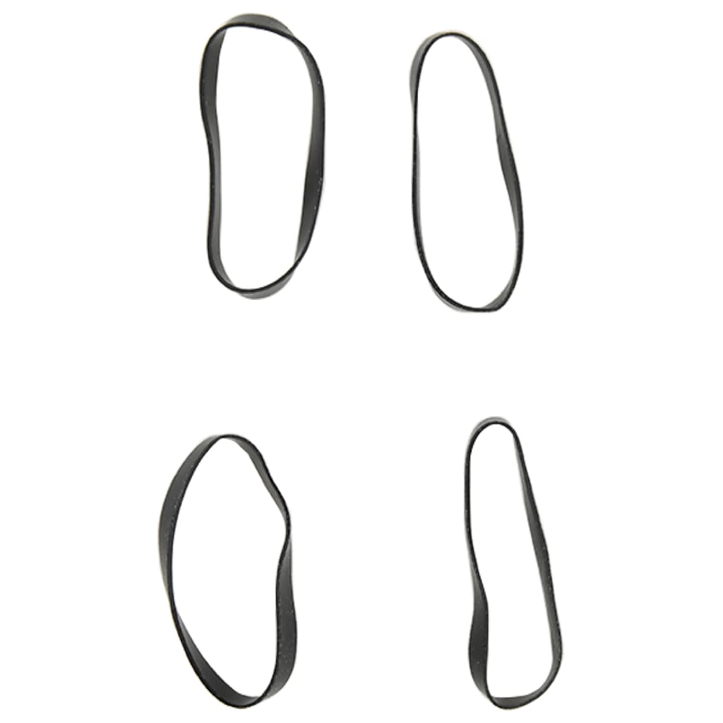 Mähnengummis Für Pferde 1500 Stk. Schwarz Silikon