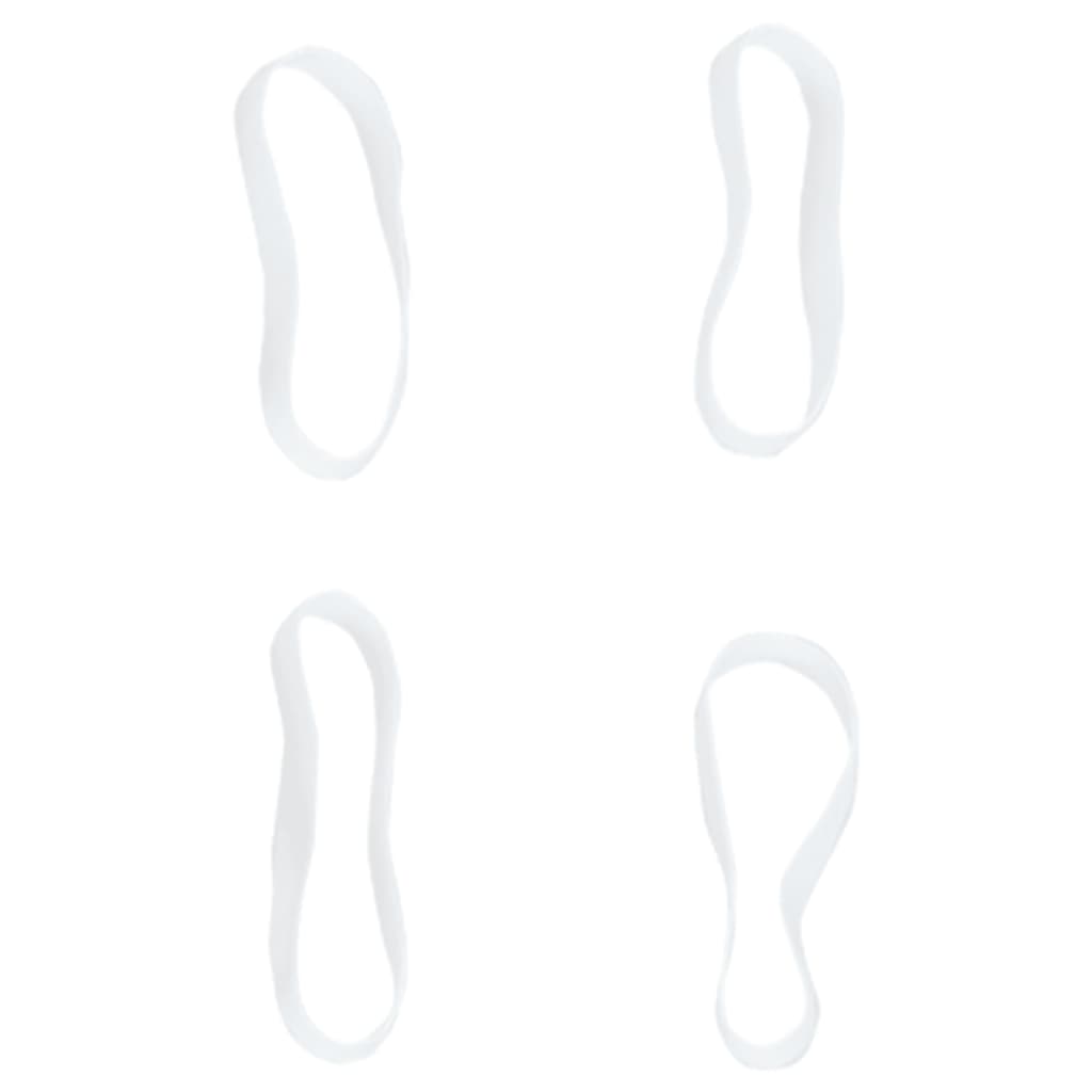 Mähnengummis Für Pferde 2500 Stk. Weiß Silikon