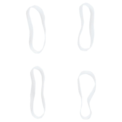 Mähnengummis Für Pferde 2500 Stk. Weiß Silikon