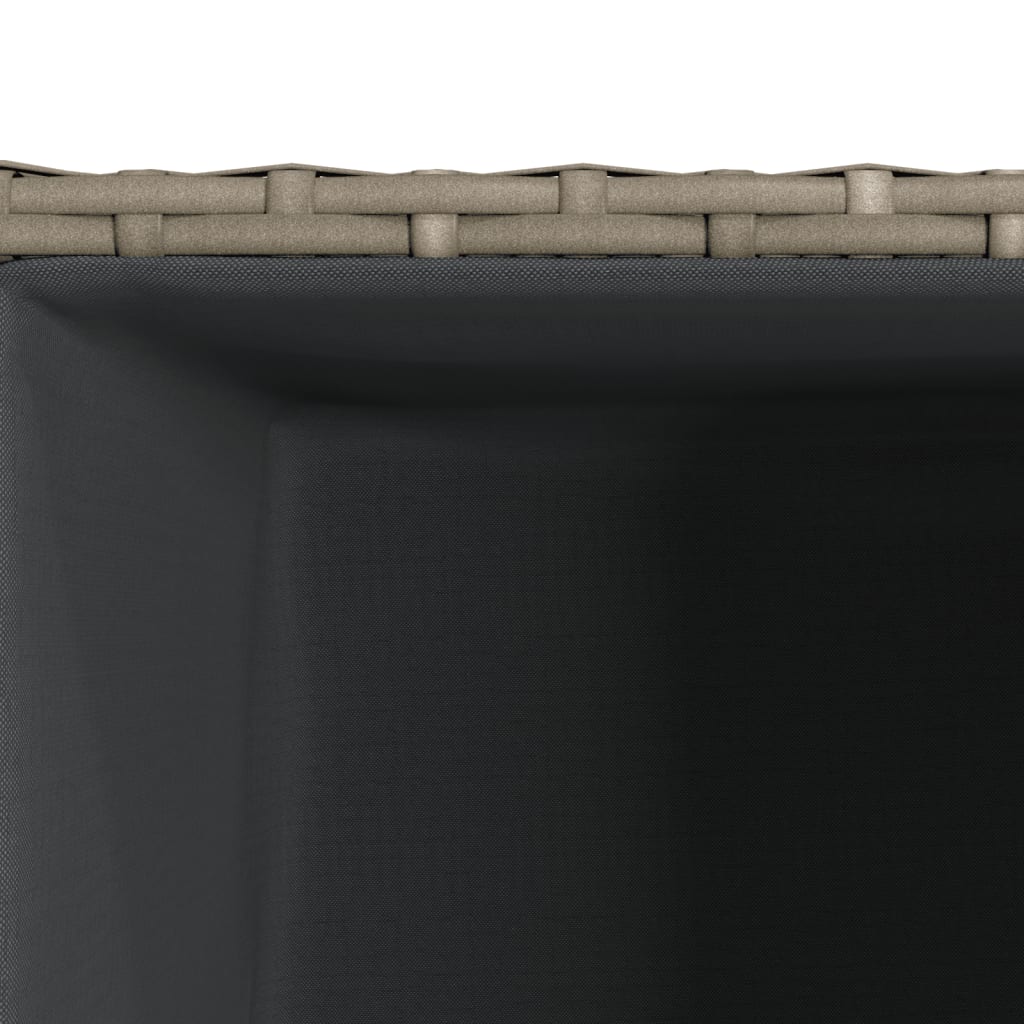 Pflanzkübel 3 Stk. Poly Rattan