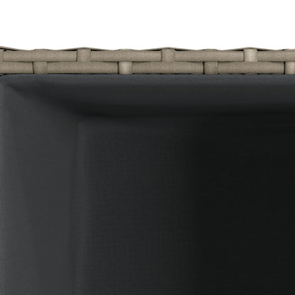 Pflanzkübel 3 Stk. Poly Rattan