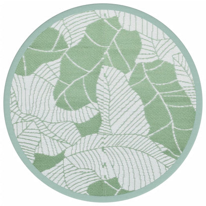 Outdoor-Teppich Arakil Grün Ø160 Cm Pp Blatt