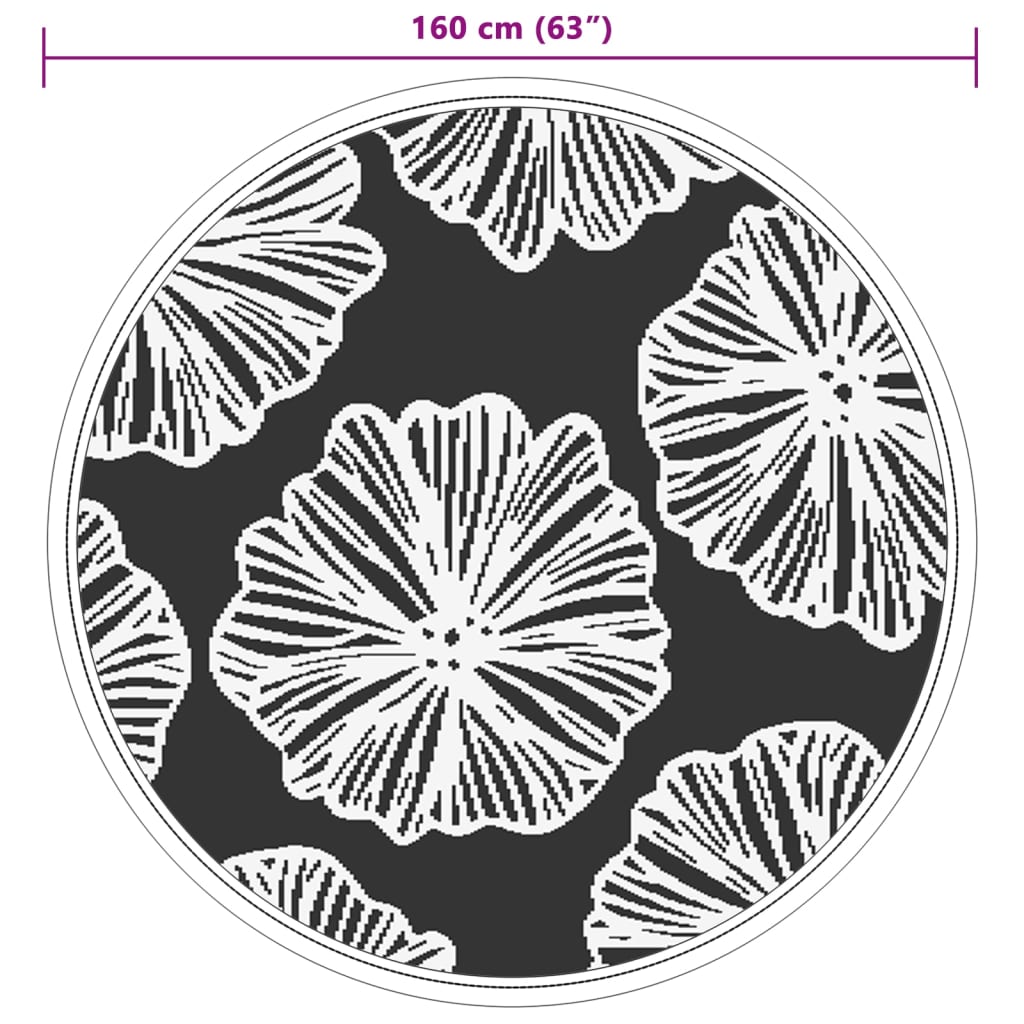 Outdoor-Teppich Arakil Grün Ø160 Cm Pp Hellgrün