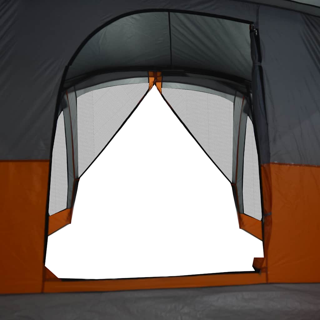 Campingzelt Mit Vorzelt 4 Personen Wasserdicht Orange