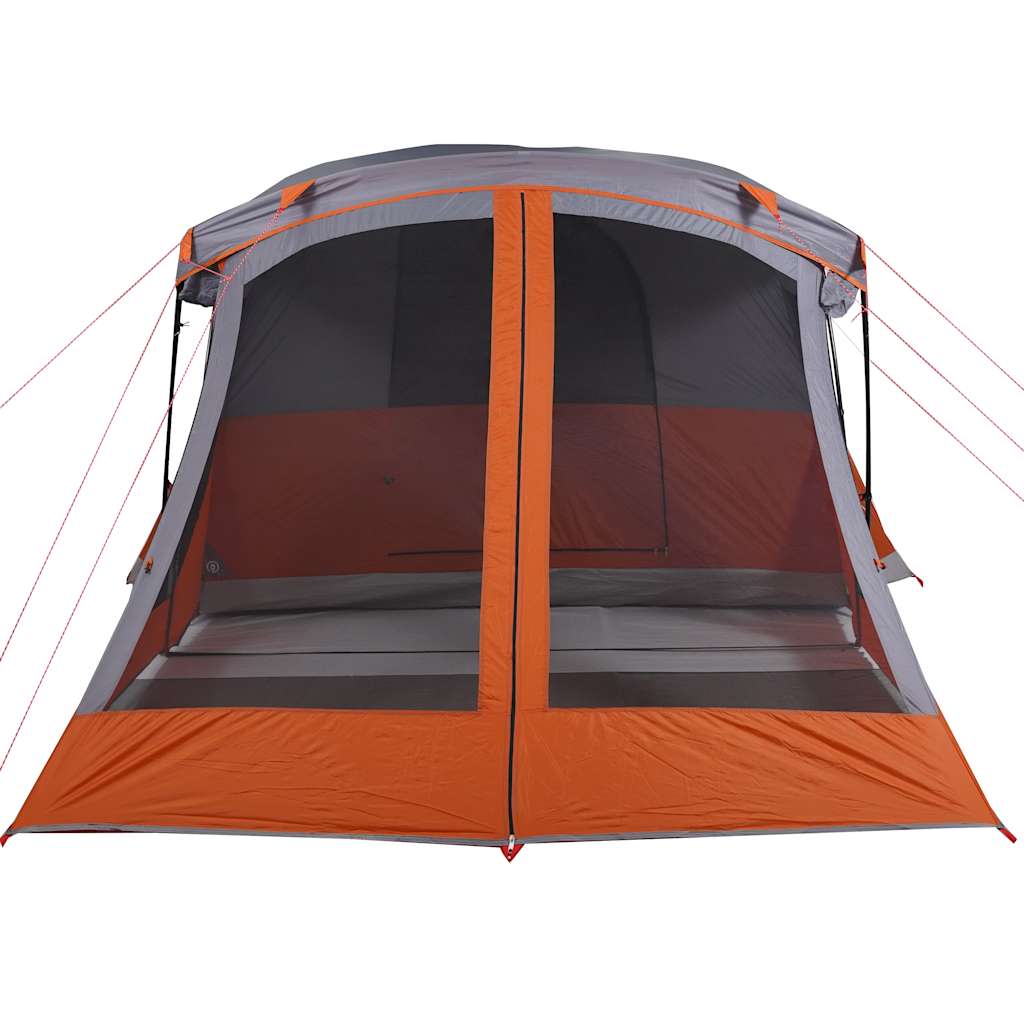 Campingzelt Mit Vorzelt 4 Personen Wasserdicht Orange