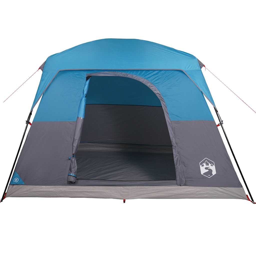 Campingzelt 4 Personen Wasserdicht Blau