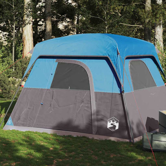 Campingzelt 4 Personen Wasserdicht Blau