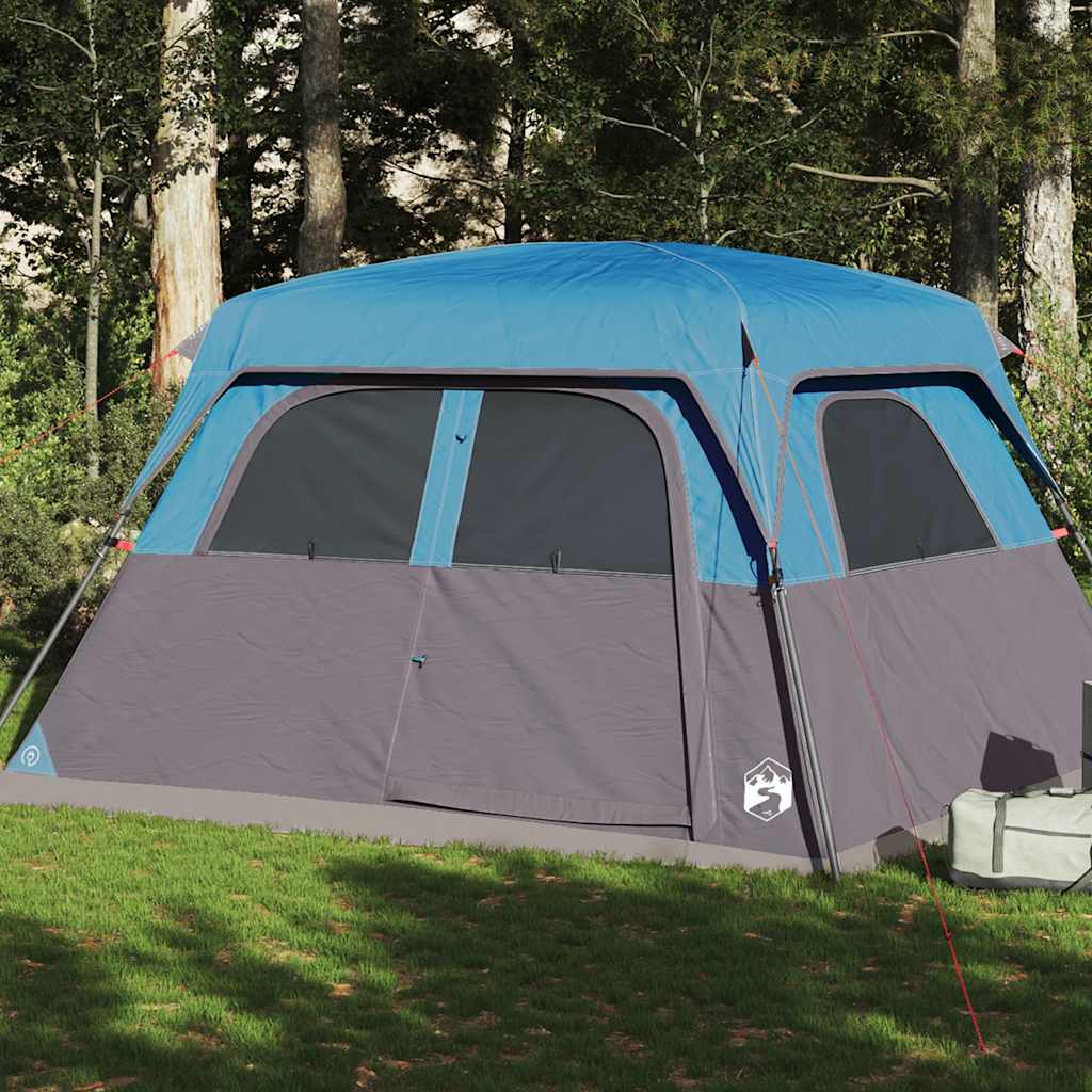 Campingzelt 4 Personen Wasserdicht Blau