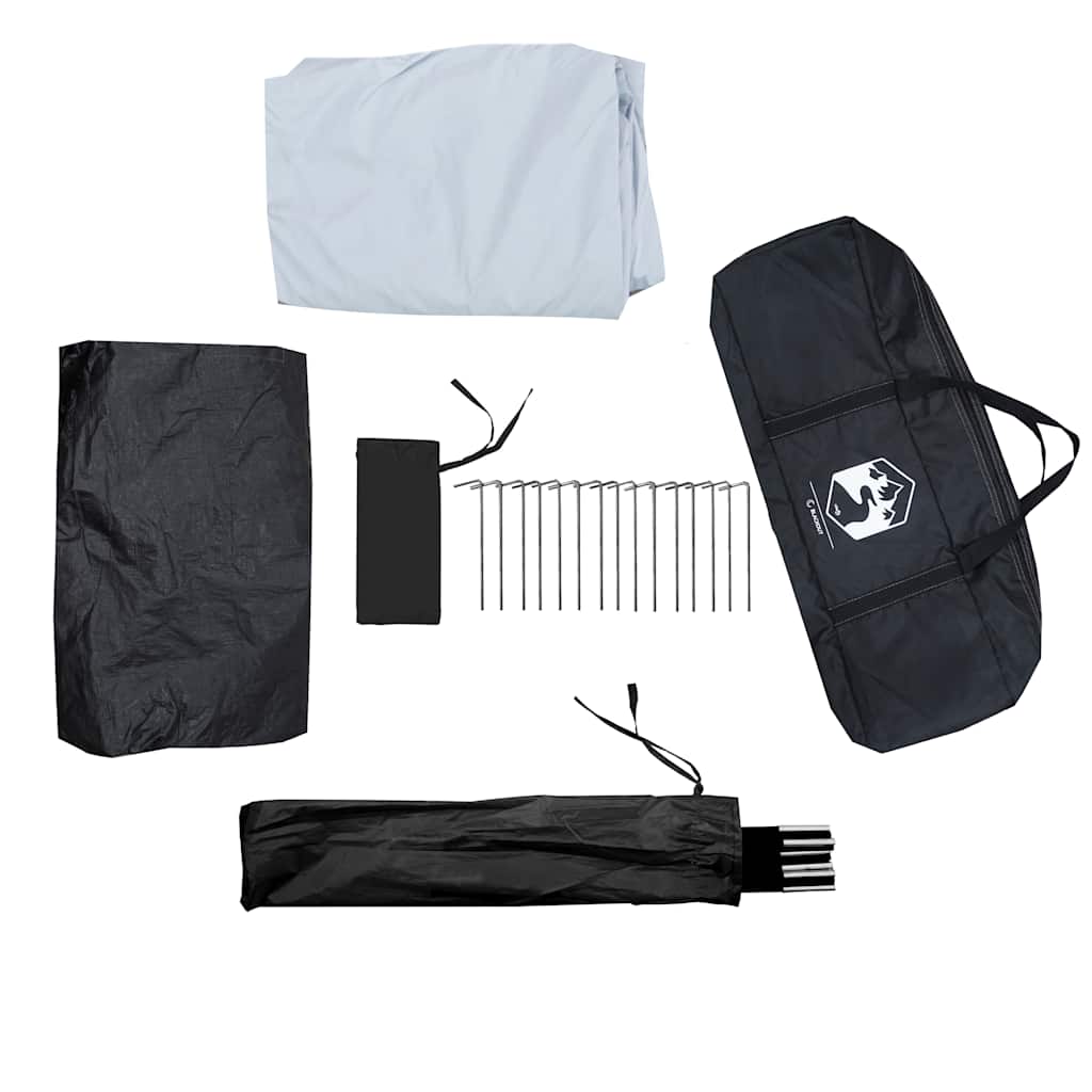 Kuppel-Familienzelt 6 Personen Weiß Verdunkelt Wasserdicht Weiße Verdunkelung