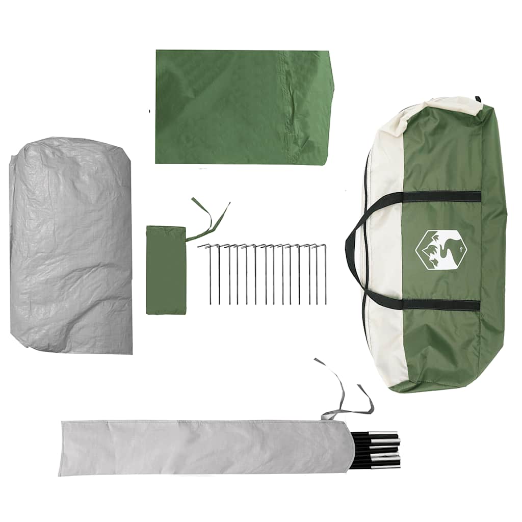 Tipi-Familienzelt 8 Personen Wasserdicht Grün