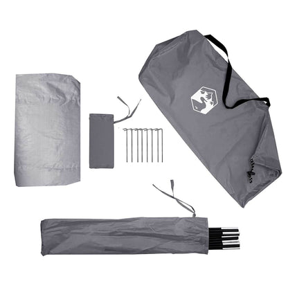 Beistellzelt Und Orange Wasserdicht Grau