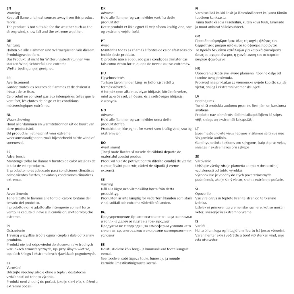 Tarp 430X380X210 Cm Wasserdicht Blau