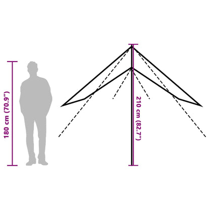 Tarp 460X305X210 Cm Wasserdicht Grün