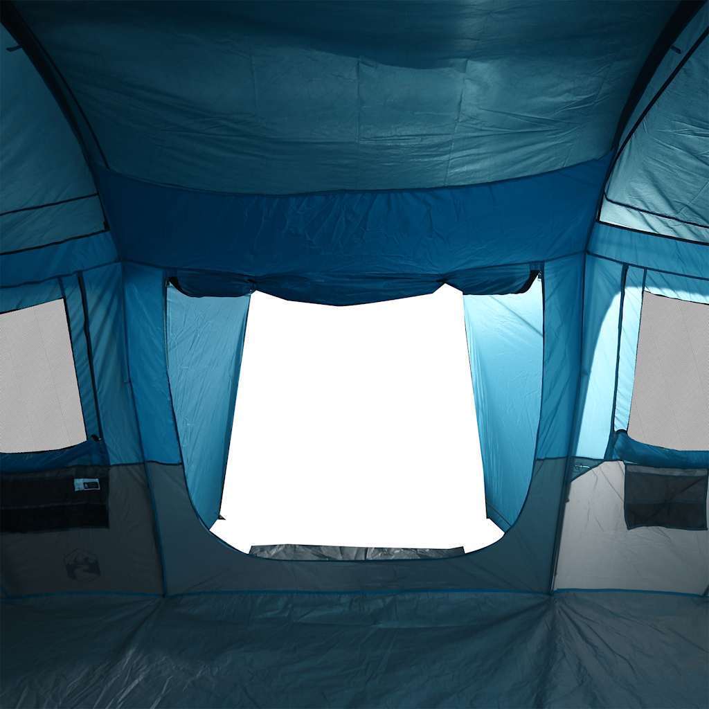 Tunnel-Familienzelt 16 Personen Wasserdicht Blau