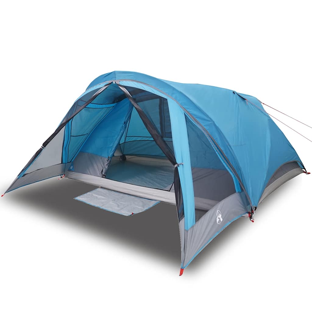 Campingzelt 4 Personen Wasserdicht Blau