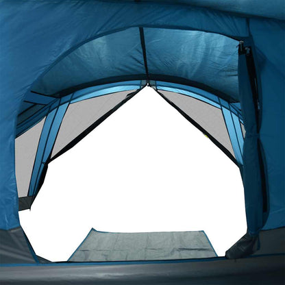 Campingzelt 4 Personen Wasserdicht Blau