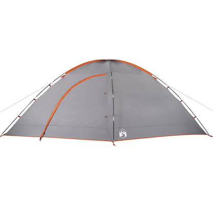 Campingzelt 8 Personen Orange Wasserdicht Grau Und Orange