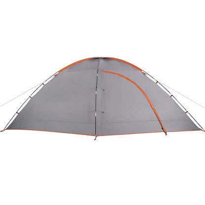 Campingzelt 8 Personen Orange Wasserdicht Grau Und Orange