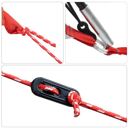 Campingzelt 8 Personen Orange Wasserdicht Grau Und Orange