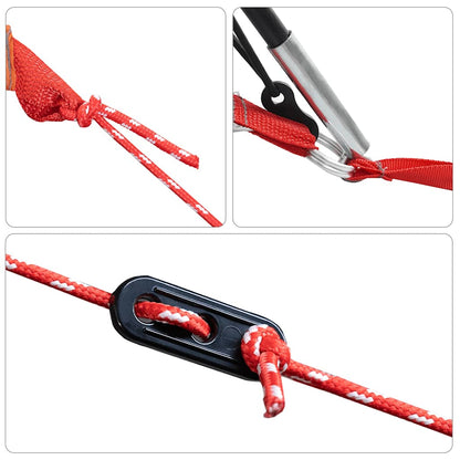 Kuppel-Campingzelt 4 Personen Wasserdicht Blau