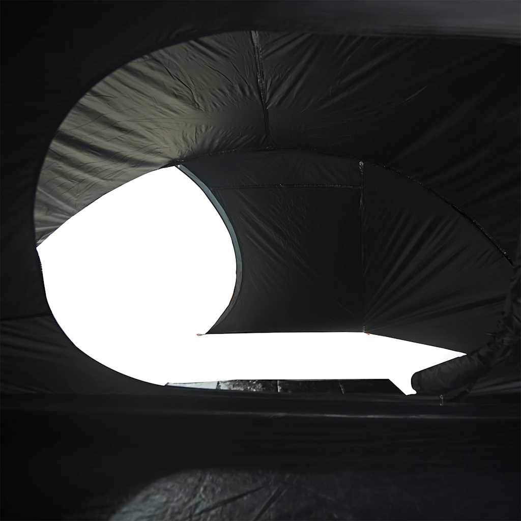 Kuppel-Campingzelt 4 Personen Dunkel Wasserdicht Weiß