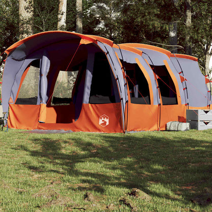 Tunnel-Familienzelt 8 Personen Wasserdicht Grau