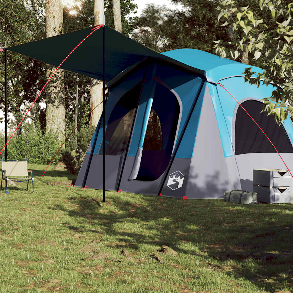 Campingzelt 5 Personen Wasserdicht Blau