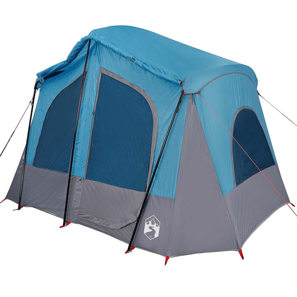 Campingzelt 5 Personen Wasserdicht Blau