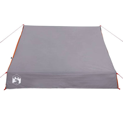 Campingzelt A-Form 2 Personen Grau Wasserdicht Grau Und Orange