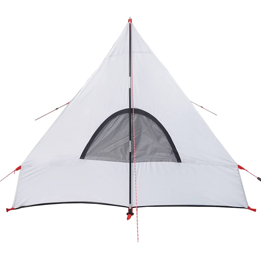 Camping-Keilzelt 2 Personen Verdunkelt Wasserdicht Weiß