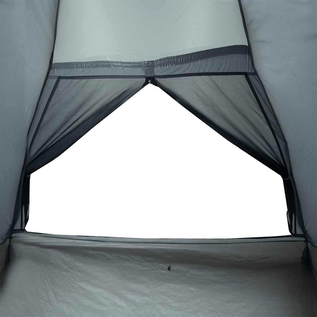 Kuppel-Campingzelt 2 Personen Wasserdicht Grau Und Orange