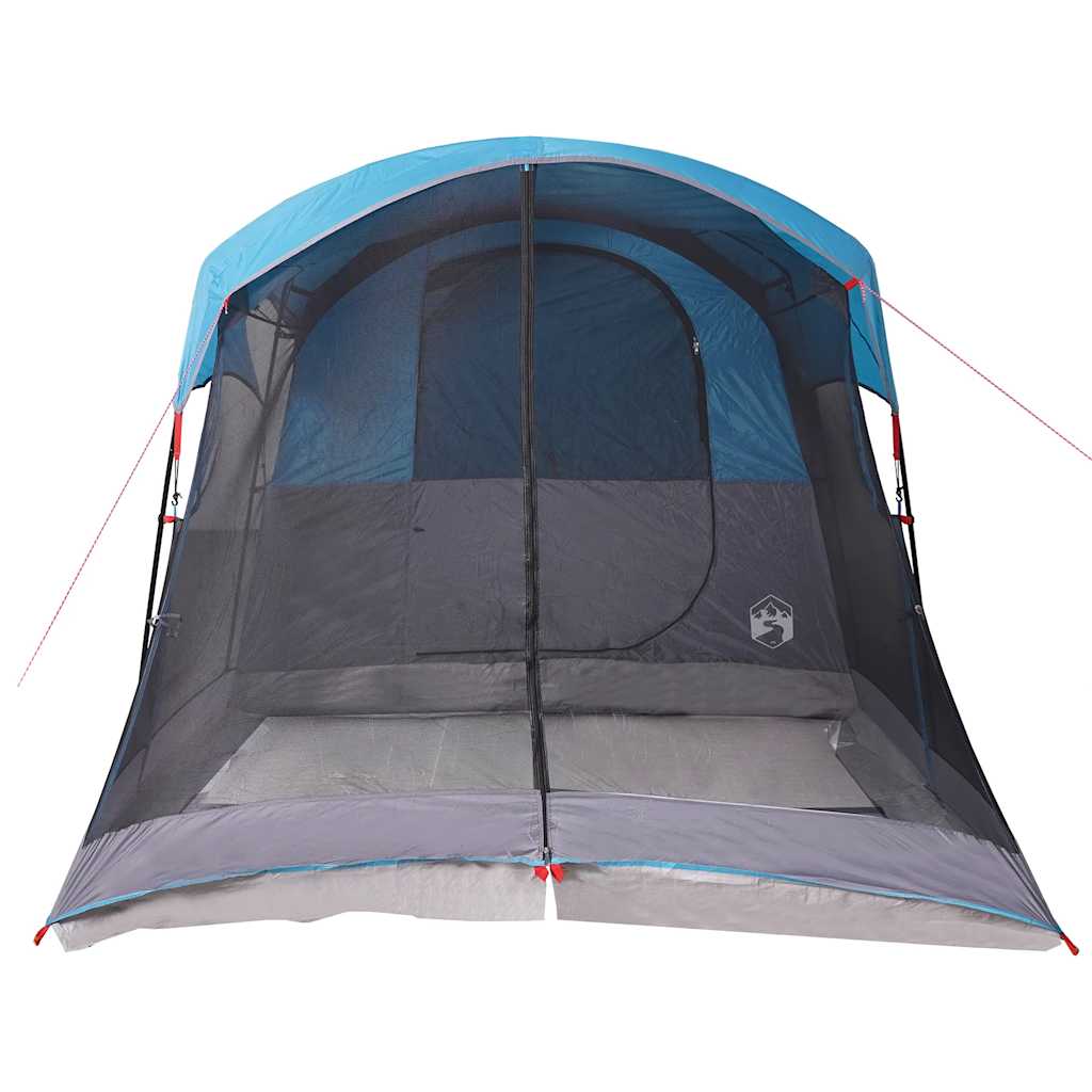 Tunnel-Familienzelt 8 Personen Wasserdicht Blau
