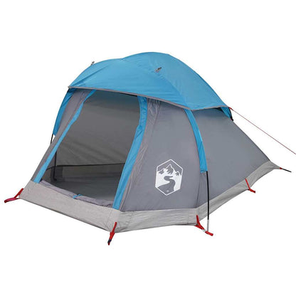 Kuppel-Campingzelt 1 Person Wasserdicht Blau