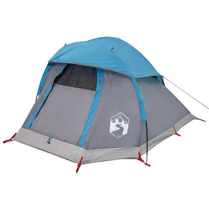 Kuppel-Campingzelt 1 Person Wasserdicht Blau