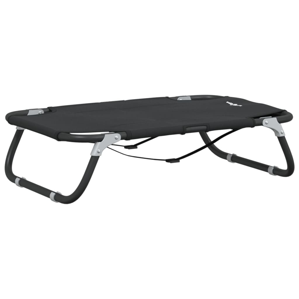 Hundeliege Klappbar Anthrazit Oxford-Gewebe Und Stahl