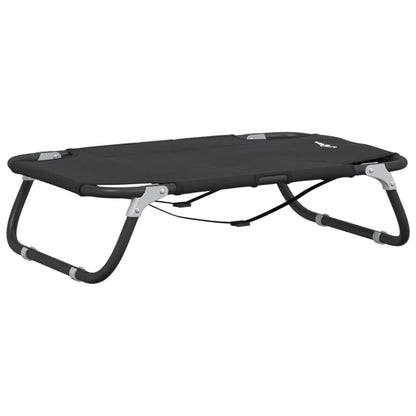 Hundeliege Klappbar Anthrazit Oxford-Gewebe Und Stahl