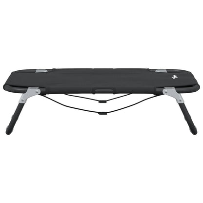 Hundeliege Klappbar Anthrazit Oxford-Gewebe Und Stahl