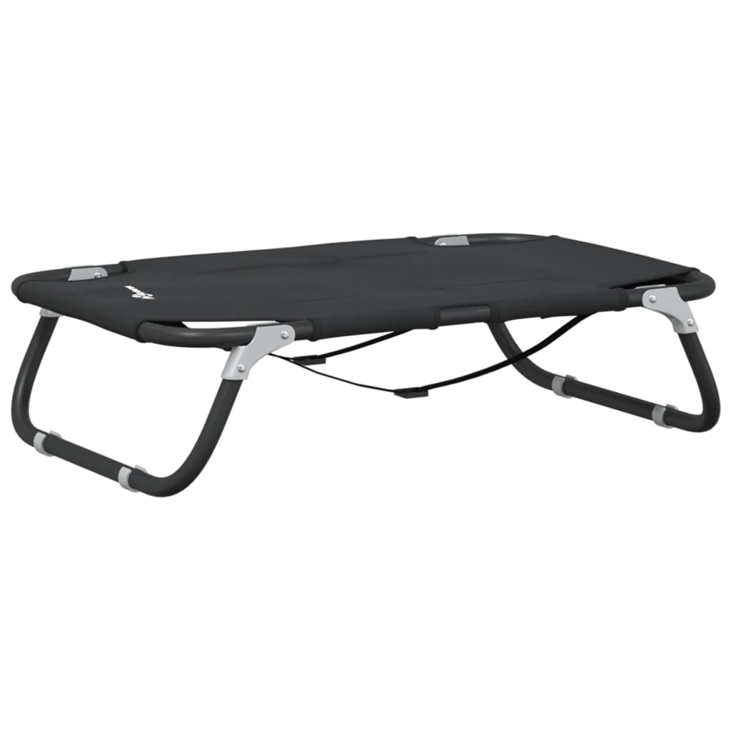 Hundeliege Klappbar Anthrazit Oxford-Gewebe Und Stahl