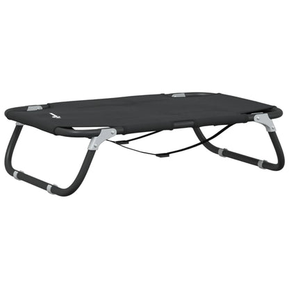 Hundeliege Klappbar Anthrazit Oxford-Gewebe Und Stahl