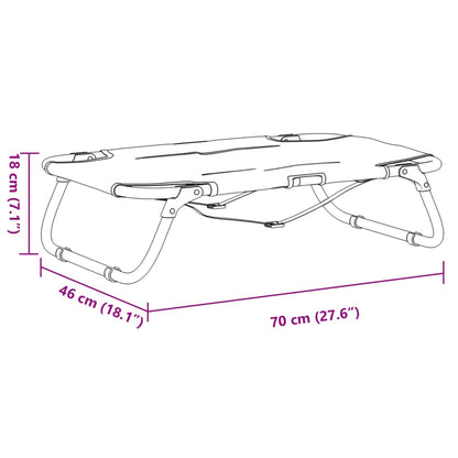 Hundeliege Klappbar Anthrazit Oxford-Gewebe Und Stahl