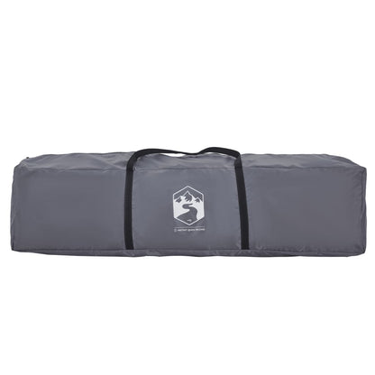 Familienzelt Mit Vorzelt 9 Personen Grau Orange Quick Release Grau Und Orange