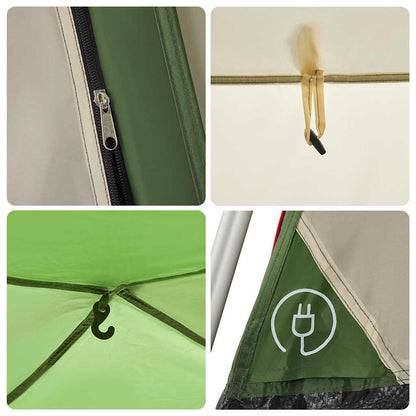 Familienzelt Für 7 Personen Quick Release Grün