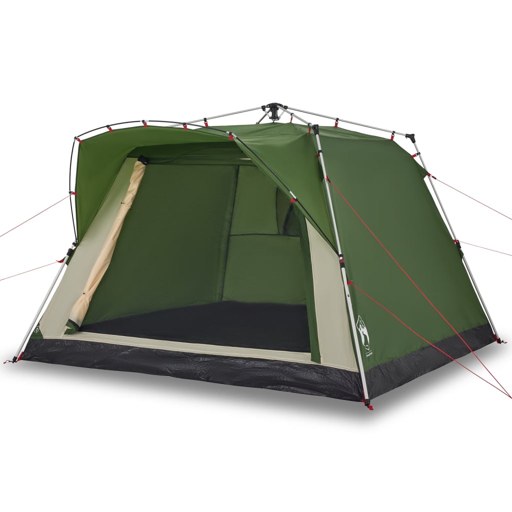 Campingzelt 4 Personen Quick Release Grün